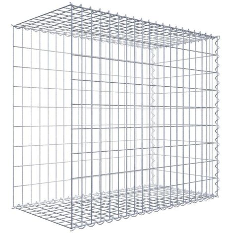 Gabiondeco - Gabion - Element de prolongation en longueur 100 cm x 90 cm x 50 cm (L x H x P). maille 5 x 10 cm. Spirale. Avert.: il manque une grille - Made in Germany