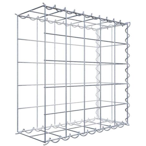 Gabiondeco - Gabion - Element de prolongation en longueur 50 cm x 50 cm x 20 cm (L x H x P). maille 10 x 10 cm. Spirale. Avert.: il manque une grille - Made in Germany