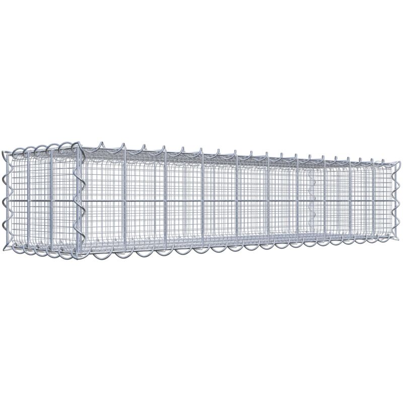 Gabiona - Gabiondeco - Gabion à mailles très fines pour gravillon 100 cm x 20 cm x 30 cm (l x h x p). maille 10 x 10 cm. spirale - Made in Germany