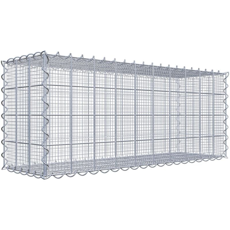 Gabiondeco - Gabion à mailles très fines pour gravillon 100 cm x 40 cm x 30 cm (l x h x p). maille 10 x 10 cm. spirale - Made in Germany