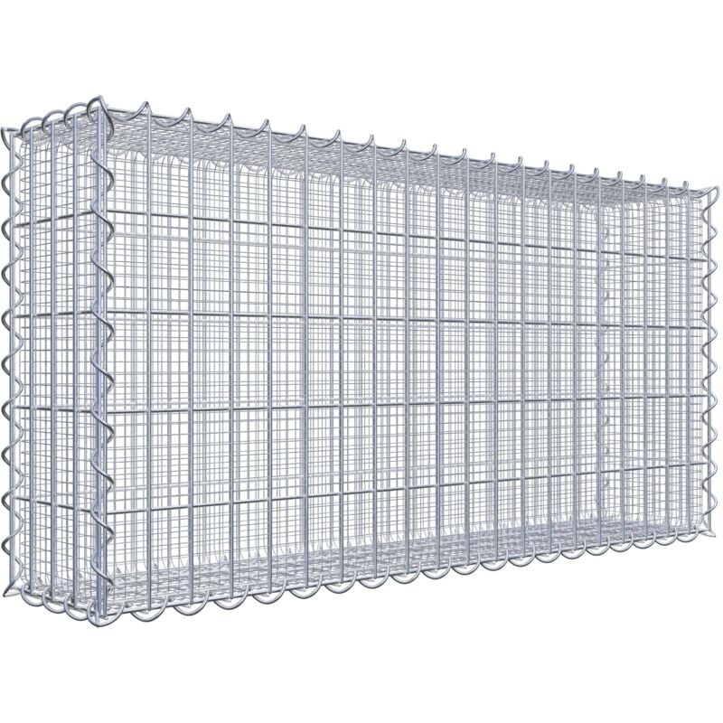 Gabiondeco - Gabion à mailles très fines pour gravillon 100 cm x 50 cm x 20 cm (l x h x p). maille 5 x 10 cm. spirale - Made in Germany