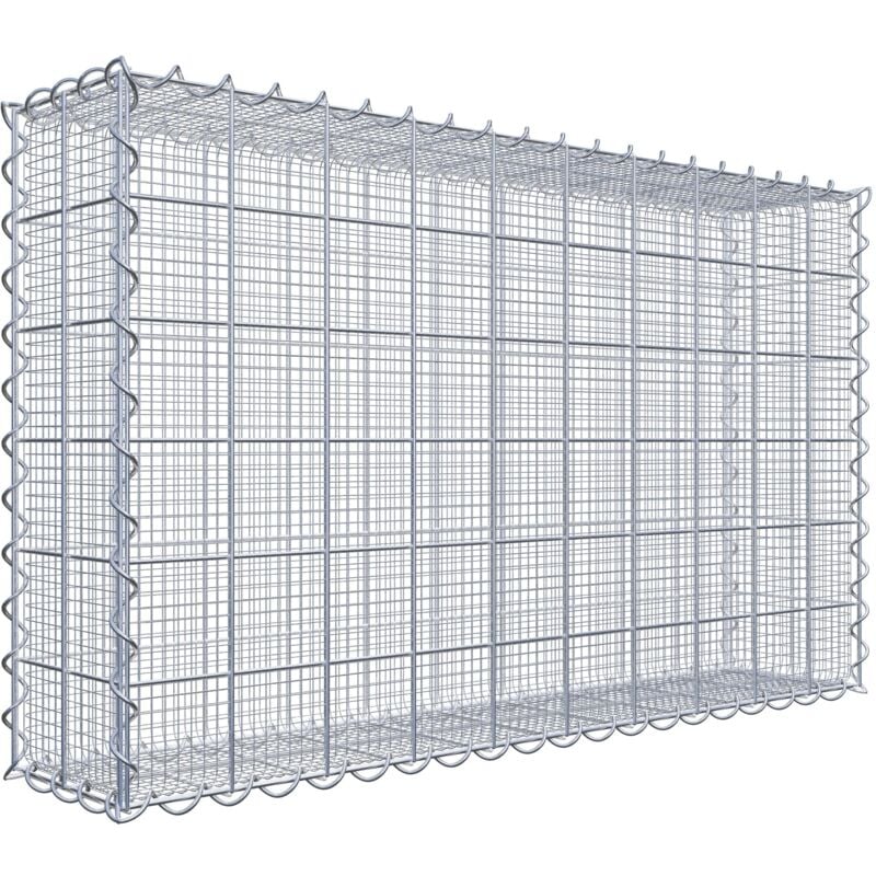 Gabiondeco - Gabion à mailles très fines pour gravillon 100 cm x 60 cm x 20 cm (l x h x p). maille 10 x 10 cm. spirale - Made in Germany