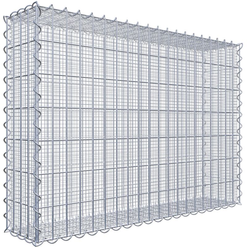 Gabiondeco - Gabion à mailles très fines pour gravillon 100 cm x 70 cm x 20 cm (l x h x p). maille 5 x 10 cm. spirale - Made in Germany