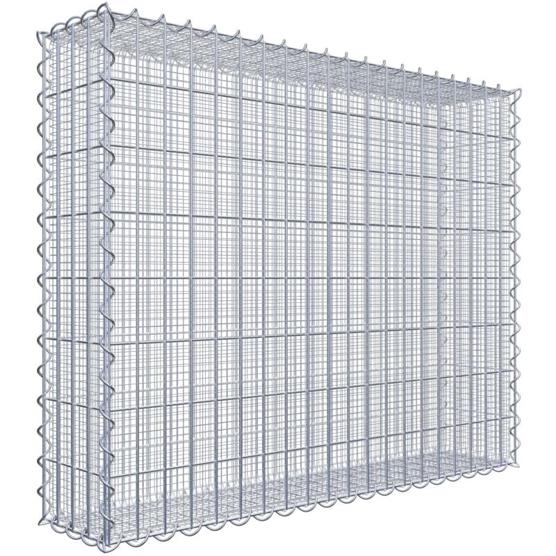 Gabiondeco - Gabion à mailles très fines pour gravillon 100 cm x 80 cm x 20 cm (l x h x p). maille 5 x 10 cm. spirale - Made in Germany