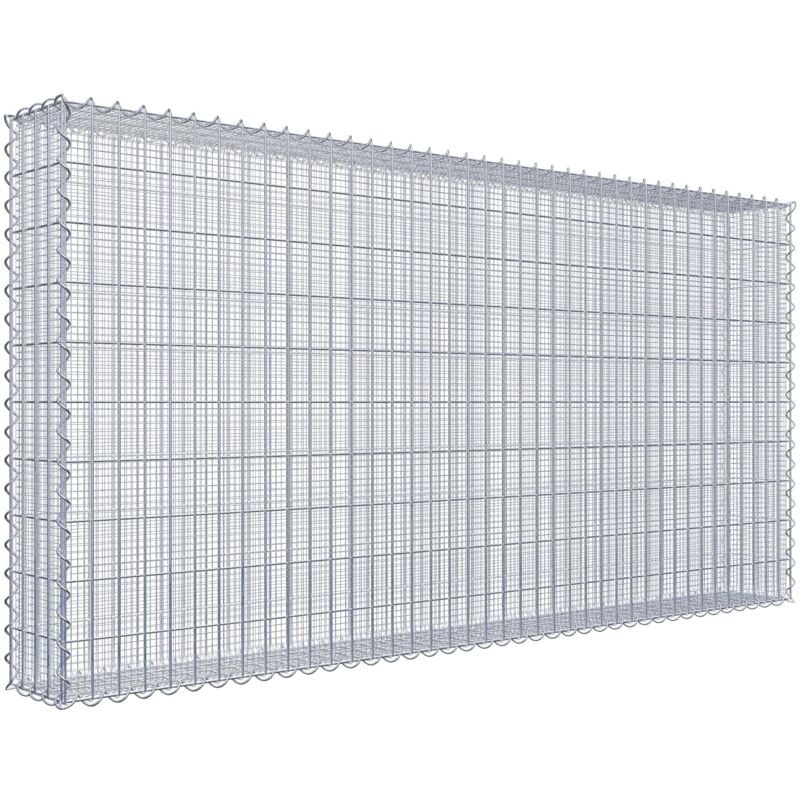 Gabiondeco - Gabion à mailles très fines pour gravillon 200 cm x 100 cm x 20 cm (l x h x p). maille 5 x 10 cm. spirale - Made in Germany