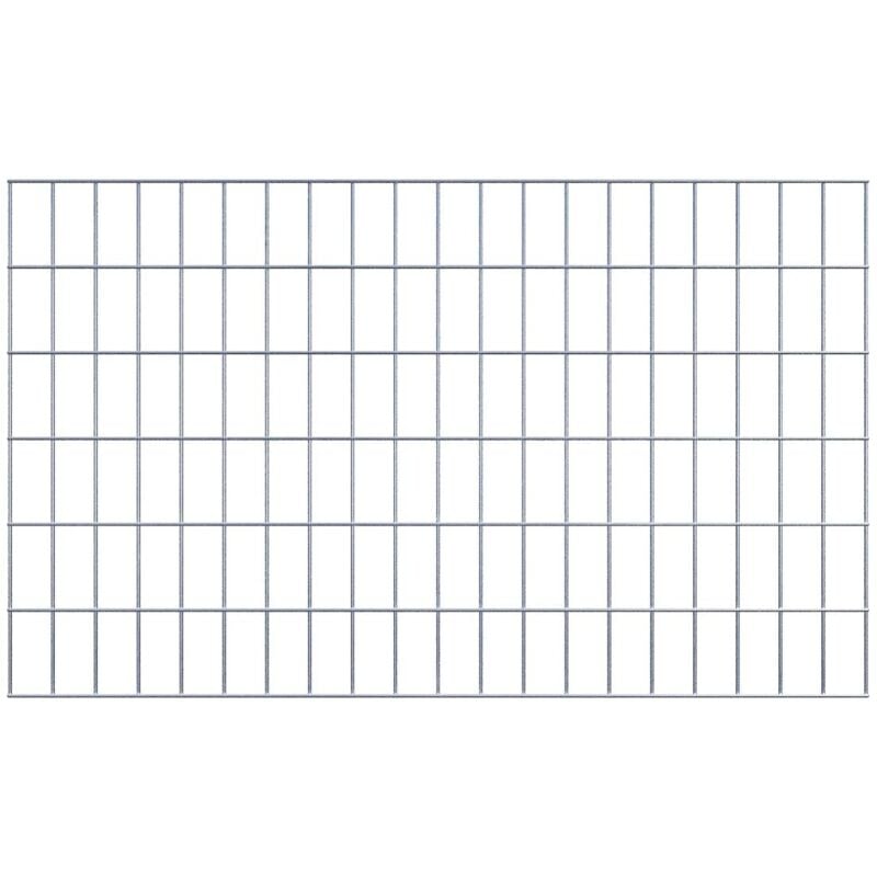 Grille de Gabion à l'unité - Dimensions: 100 cm x 60 cm - mailles de 5 x 10 cm - Made in Germany