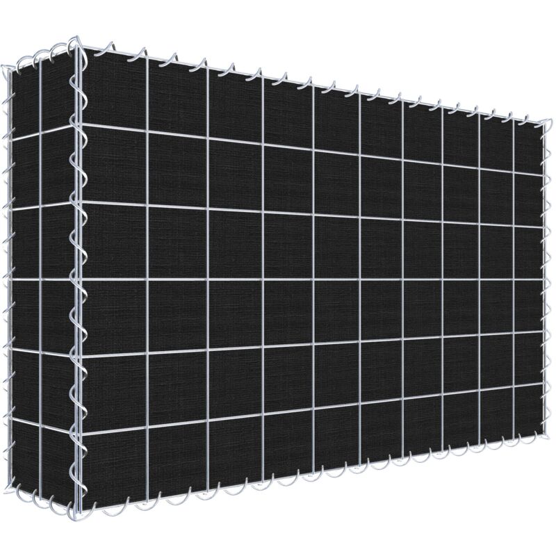 Gabiondeco - Gabion a végétaliser avec toile non-tissée 100 cm x 60 cm x 20 cm (l x h x p). maille 10 cm x 10 cm. spirale - Made in Germany