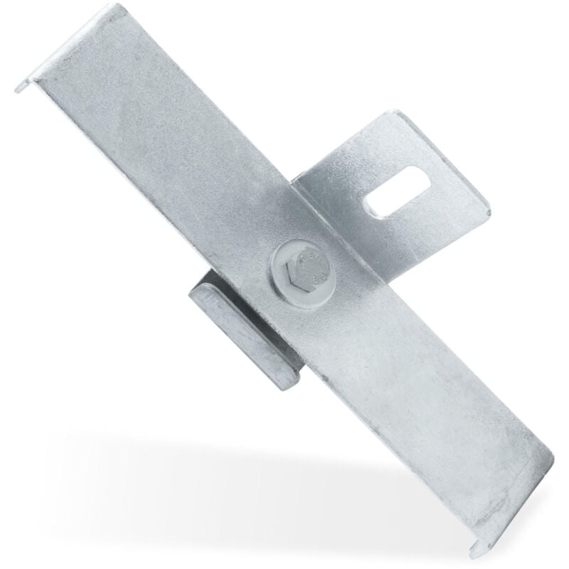 Gabiondeco - Bride de fixation panneau bois sur Gabion mailles 5 x 20 cm - Made in Germany