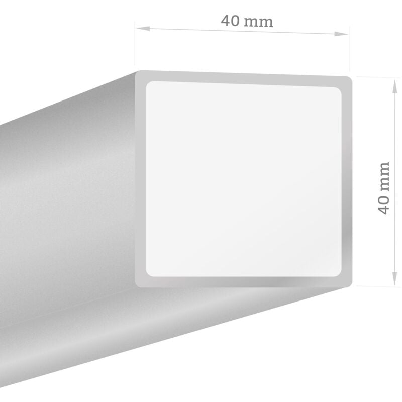 Gabiondeco - Poteau de cloture 4 x 4 cm - Longueur : 120 cm - Made in Germany
