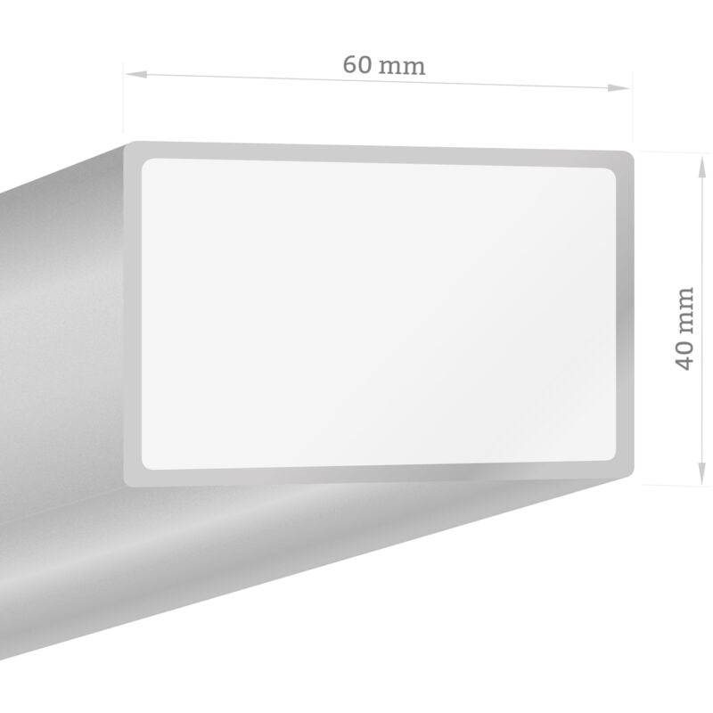 Gabiona - Gabiondeco - Poteau de cloture 4 x 6 cm - Longueur : 150 cm - Made in Germany