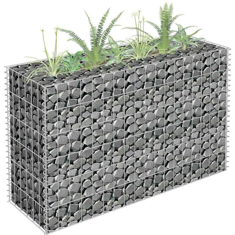 Vidaxl - Gabionen-hochbeet Verzinkter Stahl 90×30×60 Cm