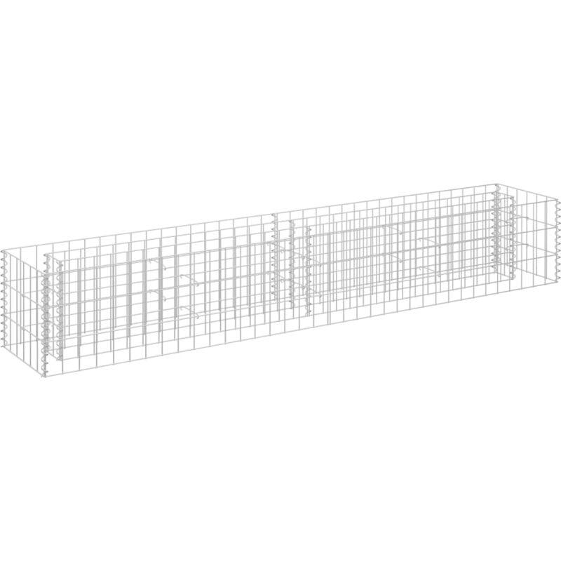 Vidaxl - Gabionen-hochbeet Verzinkter Stahl 180×30×30 Cm