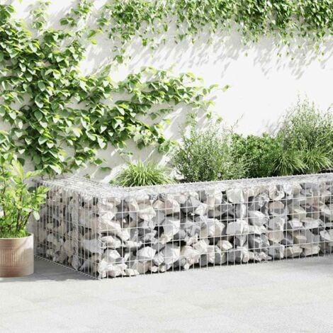 Gabionenkorb Stahl 100×50×50 cm vidaXL