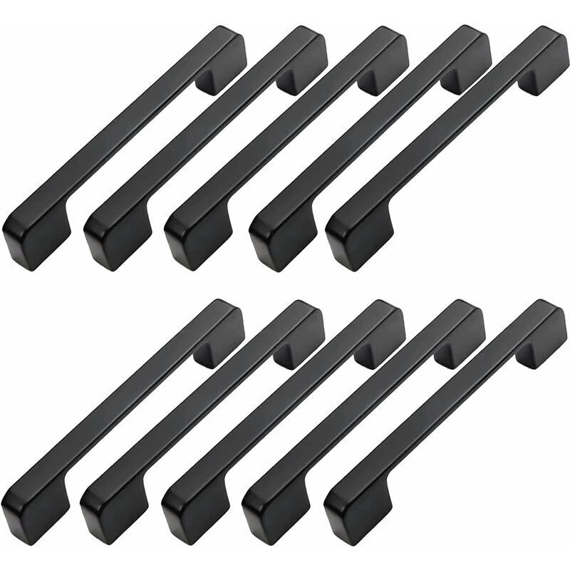 10pcs Poignée Meuble Entraxe 160mm-Poignée Porte Cuisine Noire Poignee Barre Meuble Poignee De Cuisine Noire 160mm - Gabrielle 10pcs Poignée Meuble Entraxe 160mm-Poignée Porte Cuisine Noire Poignee Barre Meuble Poignee De Cuisine Noire 160mm - Gabrielle