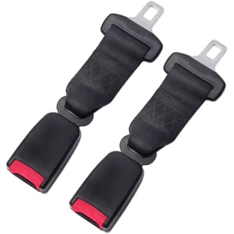 GABRIELLE 2pack Rallonge de ceinture de sécurité, rallonge de ceinture de sécurité de voiture, boucle de ceinture de sécurité 23CM
