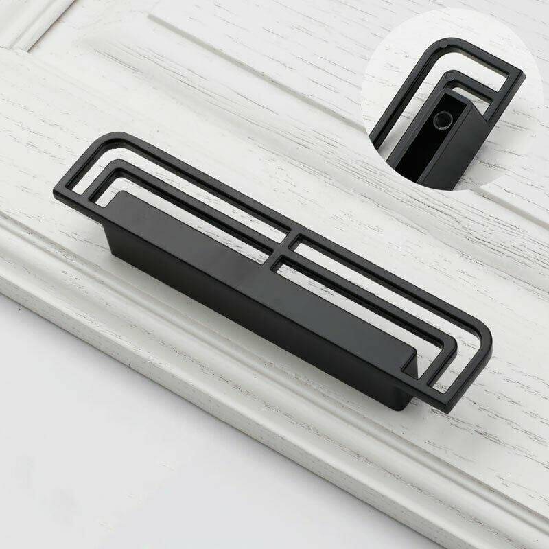 2pcs Poignées et boutons de tiroir Cuisine Armoire Porte Poignées Placard Tiroir Chambre Meubles Tirer(Noir) - Gabrielle 2pcs Poignées et boutons de tiroir Cuisine Armoire Porte Poignées Placard Tiroir Chambre Meubles Tirer(Noir) - Gabrielle