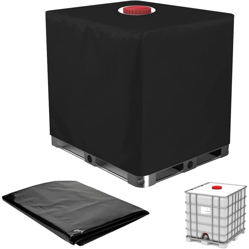 Bâche de Réservoir d'eau: 120x100x116cm Capot De Réservoir Eau Pluie Étanche, Housse De Réservoir d'eau 1000 l ibc, Anti-poussière Anti-UV Anti-Pluie
