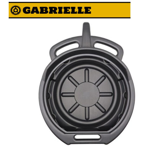 GABRIELLE Bacinella di raccolta dell'olio in plastica, vaschetta per la pulizia dei pezzi di ricambio, vaschetta di raccolta dell'olio per riparazioni auto, 10L