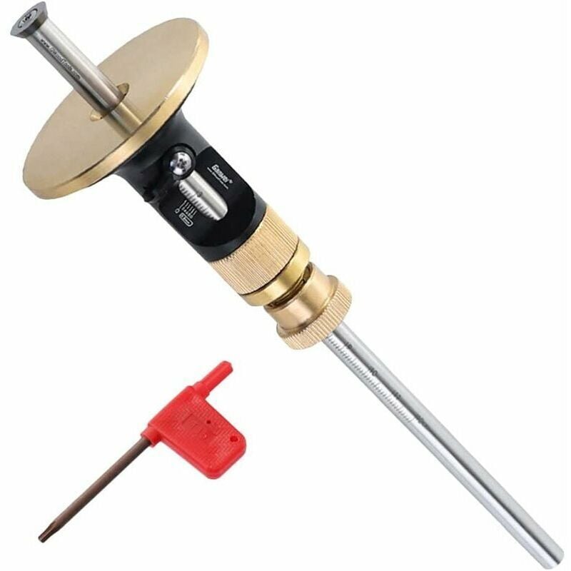 Gabrielle - Bois Trusquin Roue Trusquin avec T15 Clé Européen- Type Carpenter Scriber Bois Scribe Outil pour Le Travail du Bois H537