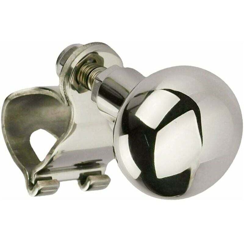 GABRIELLE Boule de Volant Voiture INOX Boule de Volant Voiture Booster De Volant De Voiture Universel Bouton Poignée Boule de Rappel de Volant Bouton