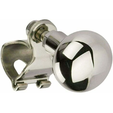 GABRIELLE Boule de Volant Voiture INOX Boule de Volant Voiture Booster De Volant De Voiture Universel Bouton Poignée Boule de Rappel de Volant Bouton pour Volant Boule Commande Volant Voiture
