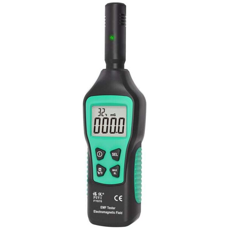 Gabrielle - Détecteur de rayonnement de champ électromagnétique emf Meter, 5HZ-3500MHz avec 3 niveaux d'alarme sonore et lumineuse - MET01