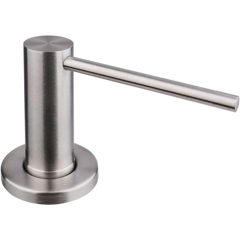 Distributeur de savon encastrable pour évier, distributeur de savon encastrable pour cuisine et salle de bain, pompe en acier inoxydable 304,