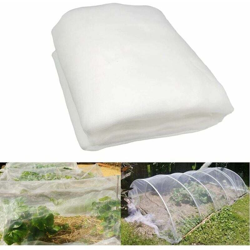 Filet Anti Insecte 3m x 10m, Filets pour Jardin, Filet Anti Insecte Potager, Maille Fine Anti-Insecte en Maille pour la Protection des Plantes,
