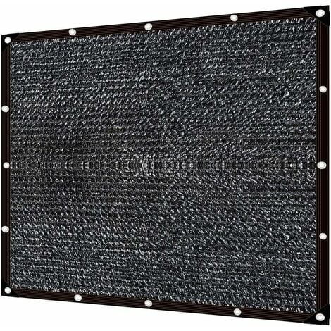 FAMILLE GABRIELLE Filet d'Ombrage Noir,Filet Protection Solaire,Filet D'Ombrage,Filet D'ombrage Terrasse,Tissu D'Ombrage,Voile Solaire,Voile d'ombrage (3×4m)