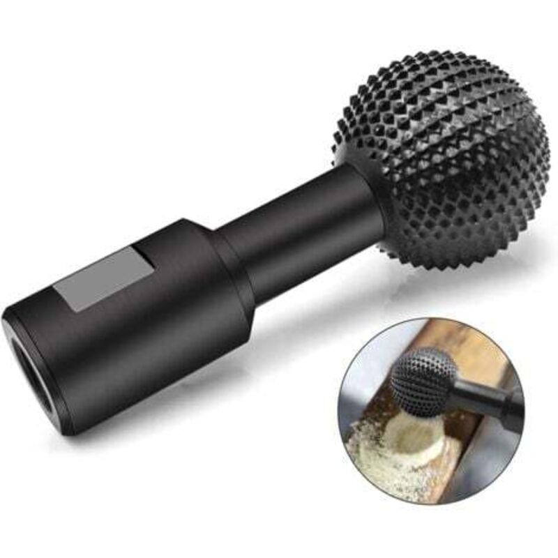 Gabrielle - Fraise Sphérique Rotative, Meuleuse D'Angle Accessoires pour le Travail du Bois, pour Sculpture Sur Bois, Polissage, Gravure, Foret, tête