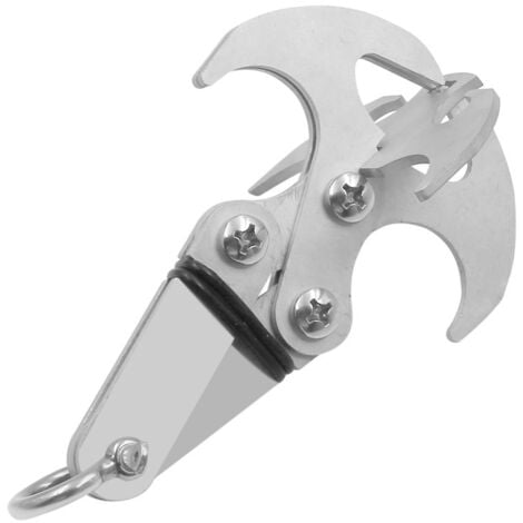 GABRIELLE Grappling Hook, Multifunctional Stainless Steel Claw Hook for Outdoor Climbing, Multifunctional Gravity Hook, Gravity Grappling Hook