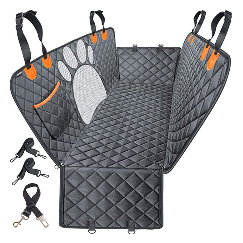 Housse de Siège pour Chien Housse Banquette Arrière Antidérapant et Imperméable avec Fermeture à Glissière Extérieure Chien Housse de Protection de
