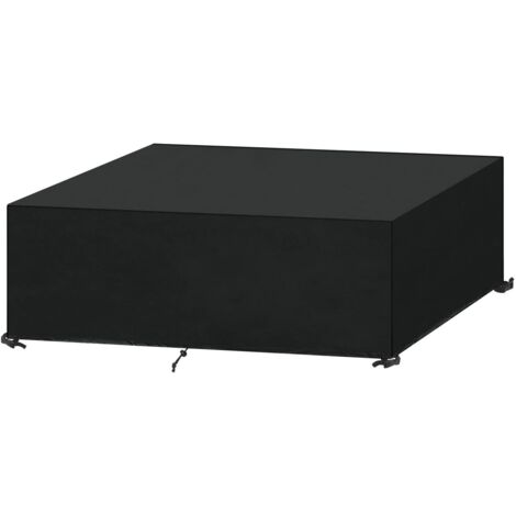 GABRIELLE Housse Salon de Jardin, Housse de Table Jardin, Housse de Protection Meubles Bâche Protection Table de Jardin Imperméable, Coupe-Vent, Anti-UV Oxford Bache Table Exterieur, 200x100x71cm