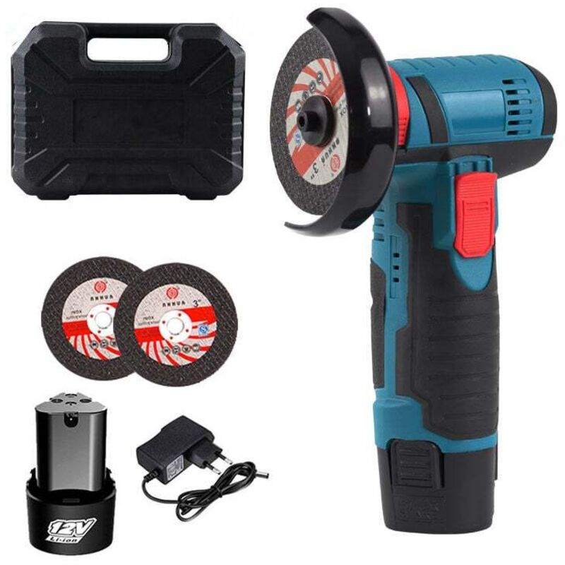 Mini meuleuse d'angle sans fil, meuleuse d'angle sans fil 12V pour le meulage et la coupe, le polissage - Gabrielle