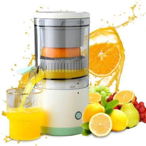 TUMALAGIA GABRIELLE Multifonctionnel Presse Agrumes électrique, Presse Extracteur de Jus de Citron Oranges à Haut Rendement Pamplemousse Portable USB Rechargeable Presse Fruits Sans Fil pour Cuisine, Voyages