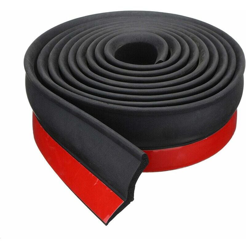 Gabrielle - Multipurpose Rubber Sealing Strip, Garage Door Sealing Strip, Roller Shutter Door Sealing Strip, Weather Edge Trim, Fully Wrapped Bottom