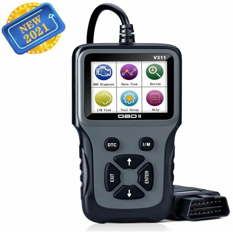 Outil de Diagnostic Voiture OBD2 Universel Support Français Lecteur et Suppression de Codes d'erreurs Moteur Voiture obdii - Gabrielle