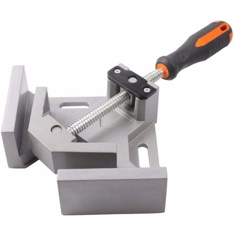 Gabrielle - Pince à angle droit à 90 degrés, étau d'angle robuste en alliage d'aluminium, outil de banc pivotant réglable pour bricolage, travail du