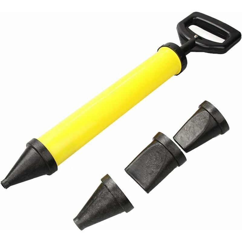 Pistolet à joint, cartouches, pompe à ciment pour mortier, pompe à mortier manuelle avec accessoires - presse à mortier, pulvérisateur à mortier + 4