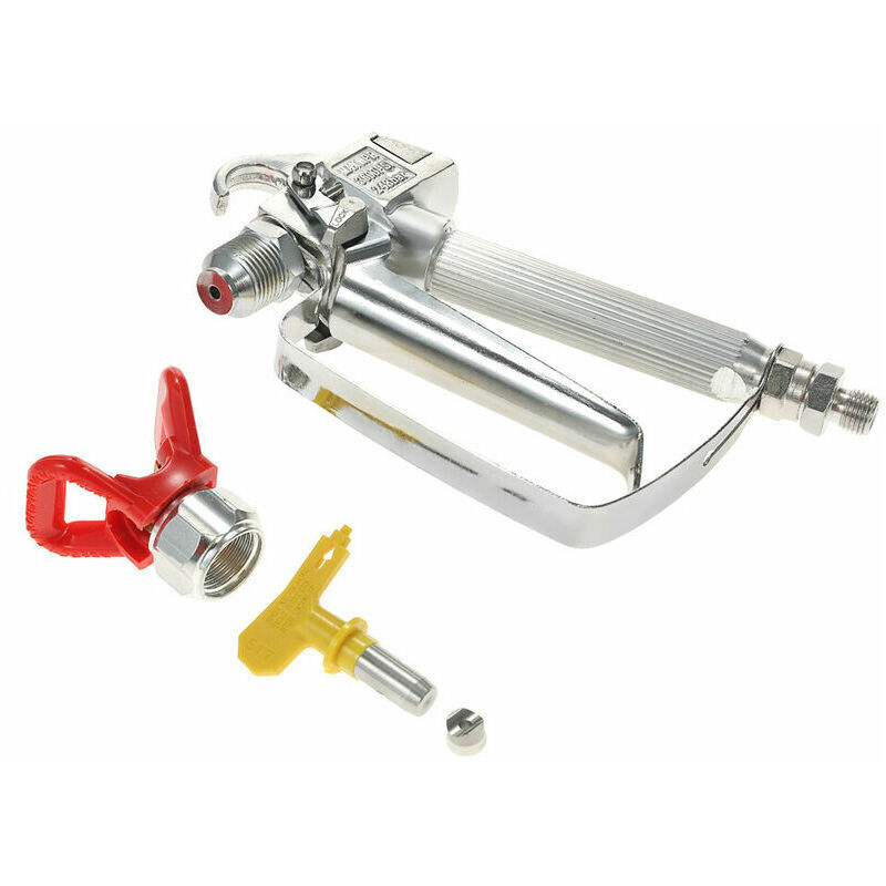 Gabrielle - Pistolet à peinture sans air haute pression 3600PSI avec buse de pulvérisation 517 et protection de buse pour pulvérisateur à pompe Graco