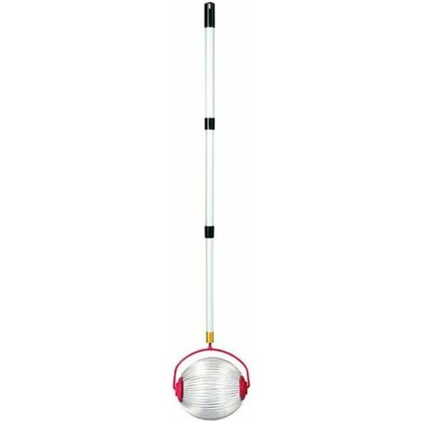 GABRIELLE Raccoglitrice di noci, raccoglitrice di castagne e noci, da giardino, con manico telescopico regolabile, piccola paletta per frutta + asta telescopica in acciaio inox 23 × 19 × 128 cm H757
