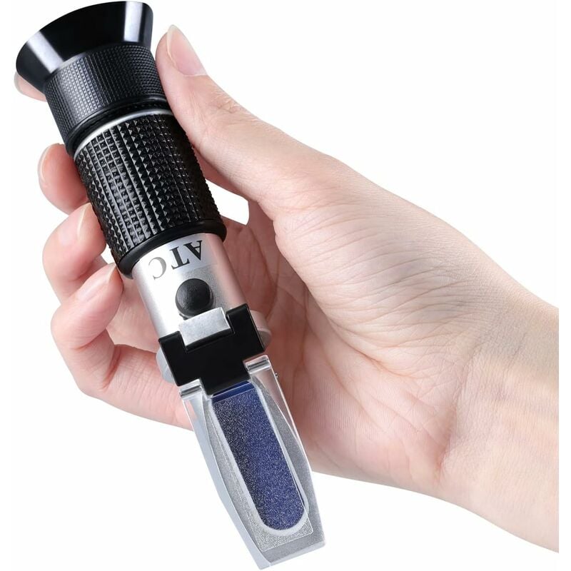 Gabrielle - Refractometre pour vins de Raisin, Brassage Maison, kit de Réfractomètre Brix 0-40% et degré d'alcool 0-25% vol, Mesure de la Teneur en