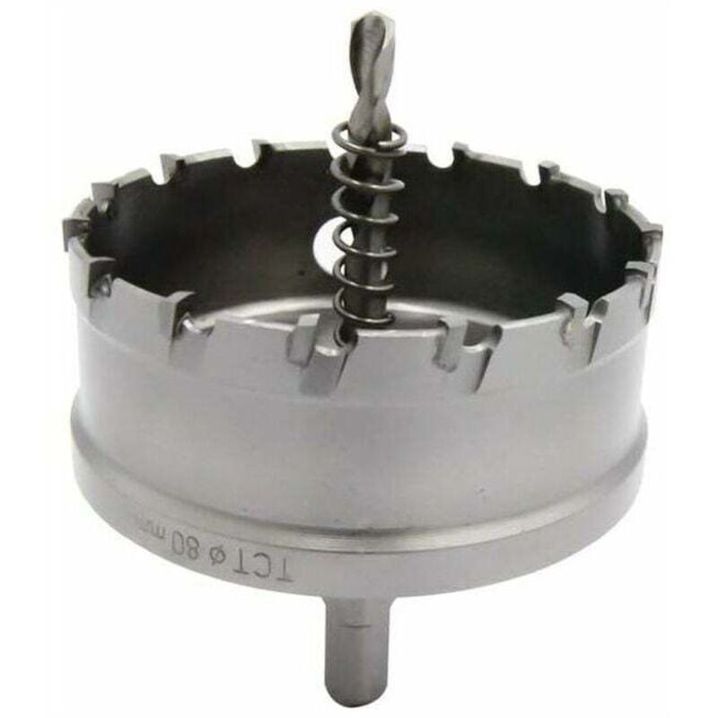 Gabrielle - Scie cloche bimétallique en carbure robuste de qualité industrielle coupe trou en acier inoxydable 3-1/8(80mm)