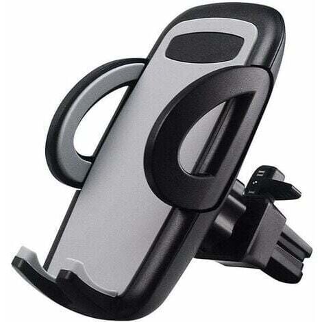 GABRIELLE Support Téléphone Voiture à Grille d'Aération, 360° Rotation Porte Telephone Voiture Universel Kit Compatible