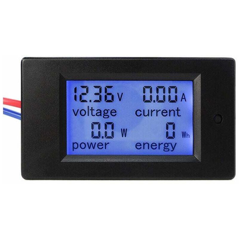 Gabrielle - Voltmètre avec affichage lcd, ampèremètre 12V indicateur de testeur, alimentation en courant de tension alimentation numérique dc 6,5