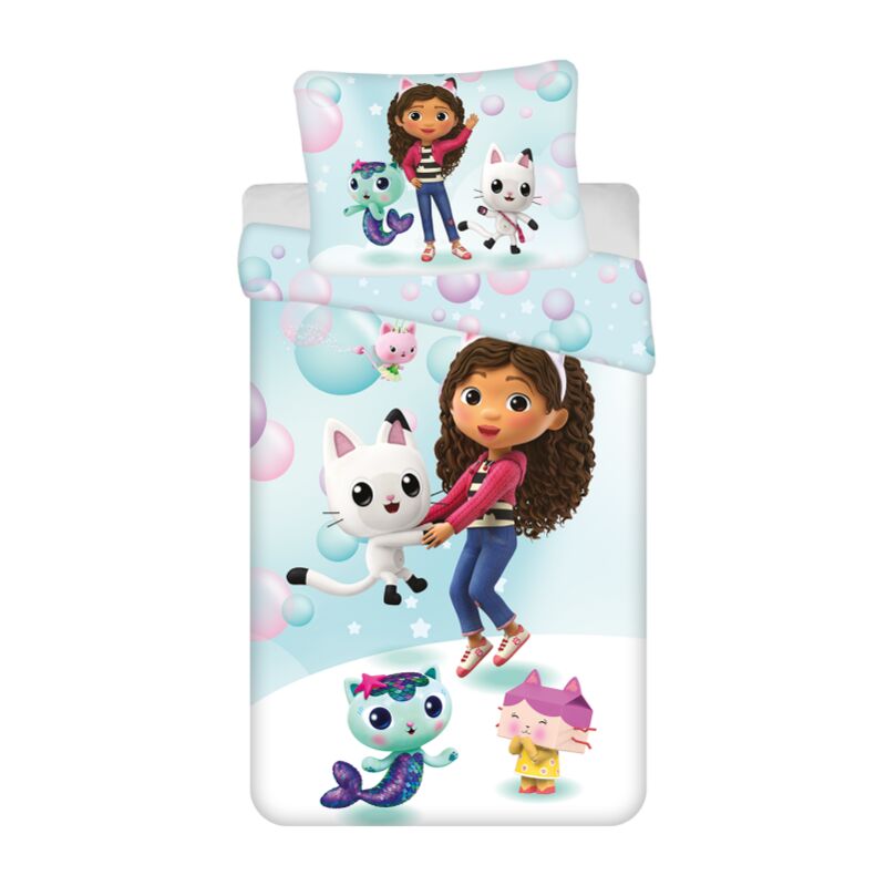 Gaby et la maison magique - Parure de lit en microfibre - Multicolore - 140 x 200 cm - Livraison gratuite