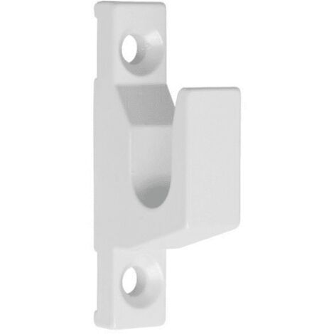 Gâche aluminium 6303 pour poignée de fenêtre à olive argent - LA CROISEE DS