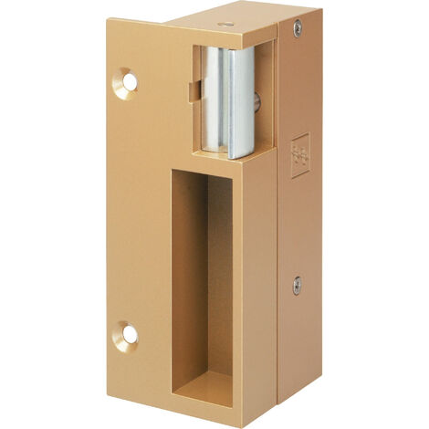Gâche applique droite tirant, 200 mA en 12 VCC pour serrure verticale - EFF EFF - 2120A--00090D16