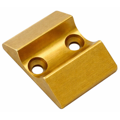 Gâche arrêt OUTILLAGE PROGRESS LB4102 Laiton satiné compacte