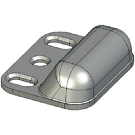 Gâche basse Isy pour recouvrement supérieur à 36 mm - ASSA ABLOY FRANCE JPM